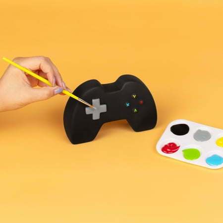 Hello Hobby Paintable Ceramic Game Controller Unpainted for All Ages Unisex .8 oz Art & Craft Kits