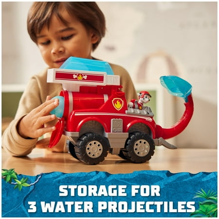 PAW Patrol Jungle Pups, Marshall Elephant Firetruck with Figure, Toys for Kids Ages 3 and Up