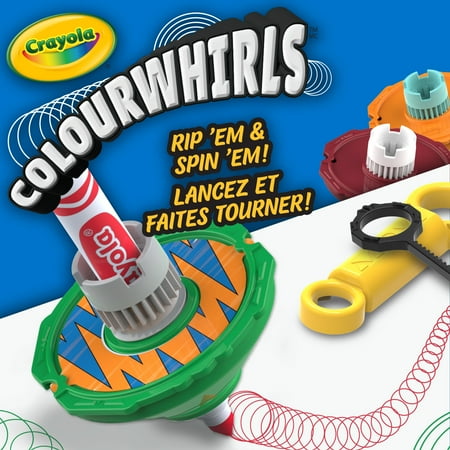 Crayola Colourwhirls Spin Art Toy with Washable Marker, 3 Ct, Easter Toys, Easter Crafts & Art Supplies, Gifts for Kids Ages 6, 7, 8, 9