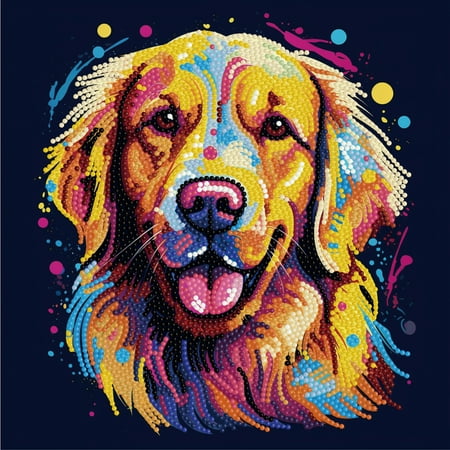 DIAMOND DOTZ? Colorful Lab Special Edition Diamond Painting Kit