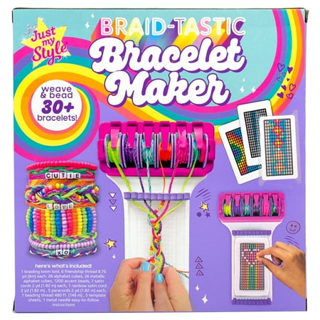 Just My Style Braid-tastic Braiding and Beading Workstation, Boys and Girls, Child, Ages 6+