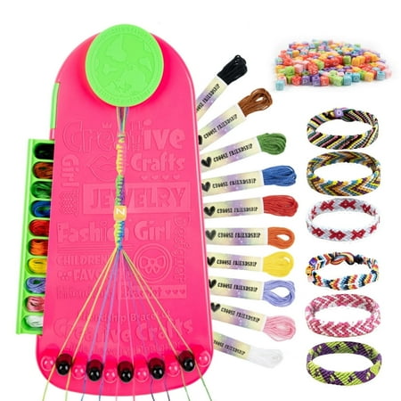 JBee Ctrl Friendship Bracelet Making Kit for Girls DIY Arts and Crafts for Kids (6-12 Years)