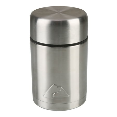 Ozark Trail 22 oz Double-Wall Vacuum-Insulated Stainless Steel Food Jar, Durable & Insulated, Perfect for Camping & Sports