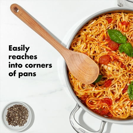 OXO SoftWorks 3 Pc Wooden Cooking Utensil Set, Beachwood