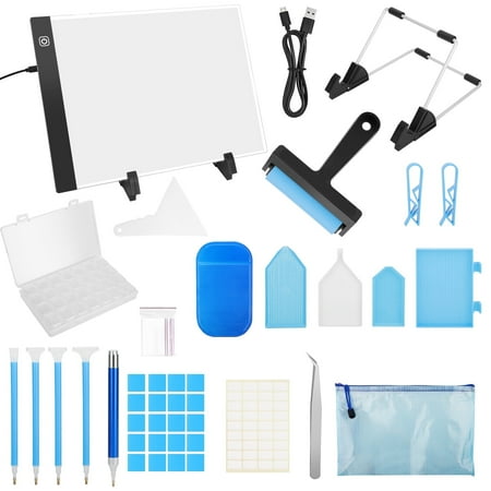 TSV 76pcs A4 LED Light Pad Diamond Painting Accessories for Diamond Art Craft, Diamond Painting Kits, Diamond Art Kits, Diamond Art Accessories