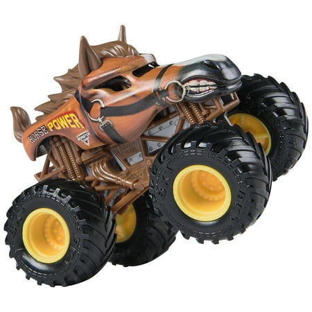 Monster Jam, Official Horse Power Monster Truck, Die-Cast Vehicle, 1:64 Scale, Kids Toys for Boys Ages 3 and up