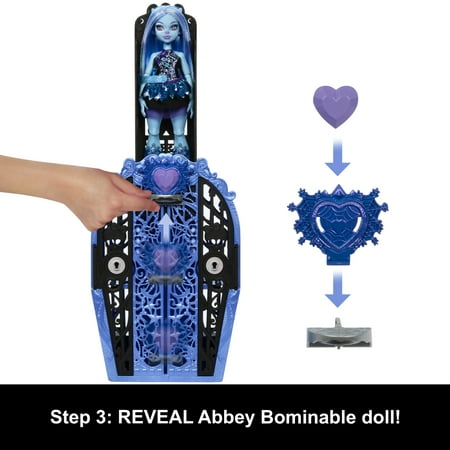 Monster High Skulltimate Secrets Monster Mysteries Playset, Abbey Bominable Doll with 19+ Surprises