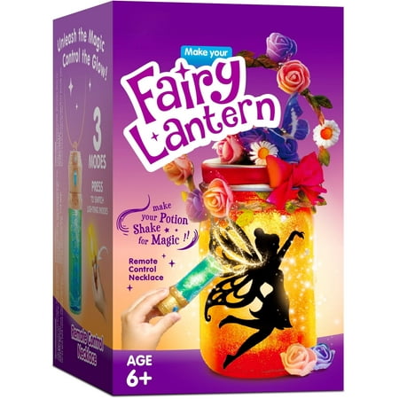 Joyfy Fairy Lantern Craft Kit, 2-in-1 Moon Lamps Arts and Crafts for Kids, Birthday Halloween Gifts for Girls Age 6 up