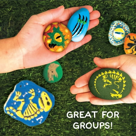 Made By Me Dino Rock Painting, Boys and Girls, Child, Ages 6+