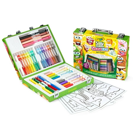 Crayola Silly Scents Mini Inspiration Art Case Coloring Set, Scented Markers, Easter Craft Set, Easter Gift for Kids, Ages 4+