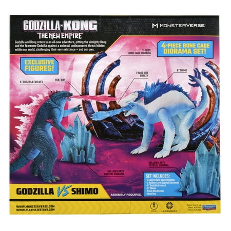 Godzilla vs. Kong Shimo Figure Collectible Action Figures, 1.8 lb