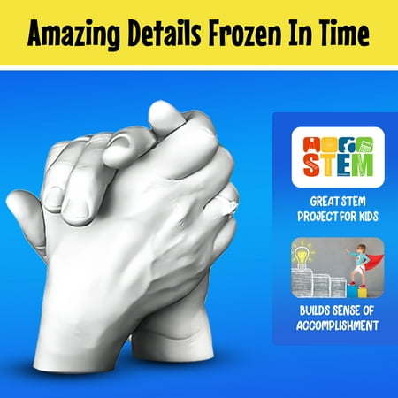 5-Minute Crafts - Hand Plaster Making Kit for Kids Ages 6+ as Seen on Social Media