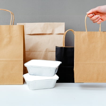 Handi-Foil Aluminum Meal Prep Storage Pan with Folded Lids 7 Count Holds up to 23.7 Fluid Ouncesaluminum, 6.56"L x 4.625"W x 1.68 "D,