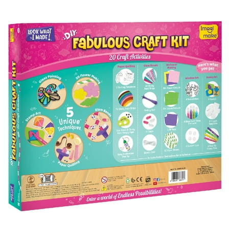 Imagimake Fabulous Craft Kit | Creative DIY Arts and Crafts Set for Kids | Gift for Kids Ages 5-12