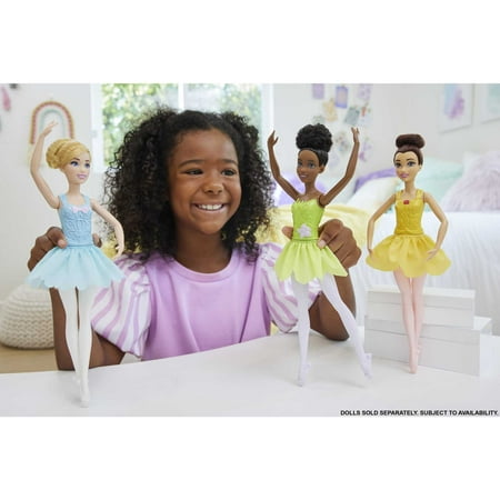Disney Princess Beauty & the Beast Ballerina Belle Fashion Doll with Posable Arms and Legs