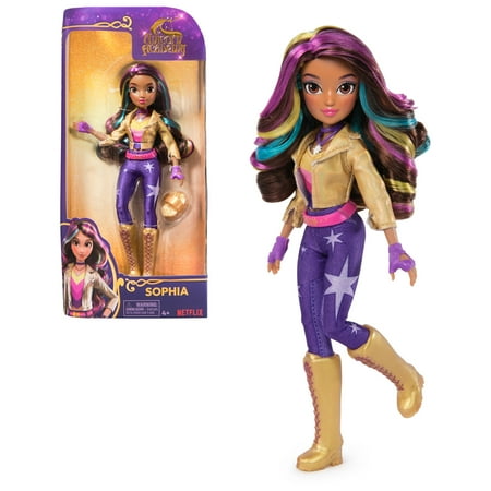 Unicorn Academy, Sophia Doll with 6 Fashion Accessories, 9.5?, Toys for Girls Ages 4+