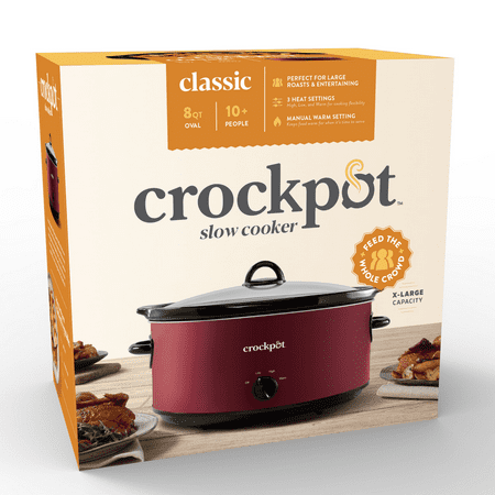 Crock-Pot? Manual 8-Quart Slow Cooker, Rhubarb