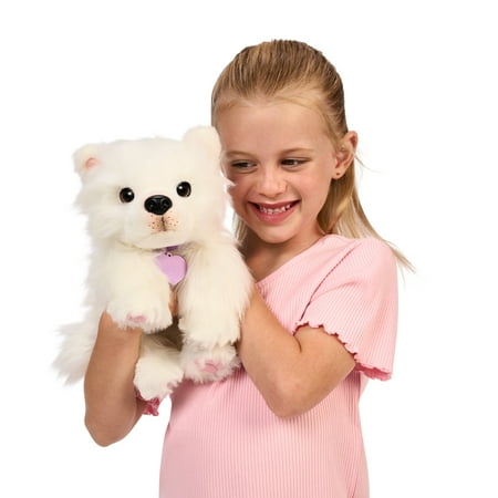 Little Live Pets My Really Real Puppy Luna The Samoyed, Interactive Toy Puppy, 60+ Sounds and Reactions, Ages 4+