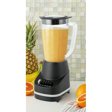 Mainstays 500 W 48 oz Jar 6-Speed Blender, Black