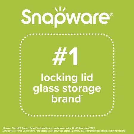 Snapware 2-Cup Total Solution Rectangle Food Storage Container, Glass