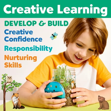 Creativity for Kids Grow N? Glow Terrarium ? Child Craft Activity for Boys and Girls