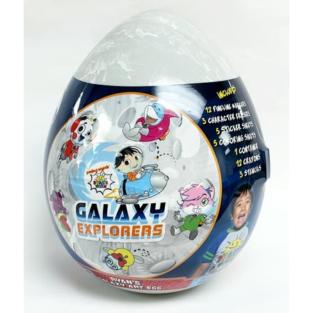Ryan's World Mystery Art Egg Series 3 Galaxy, Activity Set for Child Ages 5+