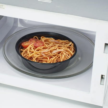 Mainstays 1L Round Meal Prep Food Storage Container, 5 Pack