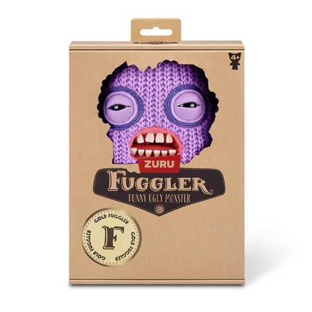 Fuggler Gold Fuggs 9 inch (Mr Needles), Funny Ugly Monster Soft Plush Collectible Toy by ZURU