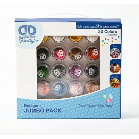 DIAMOND DOTZ? Freestyle DOTZ? Designers JUMBO Pack - 30 Colors