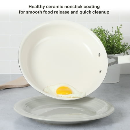 Martha Stewart Everyday Charlemont 12-Piece Linen Aluminum Cookware Set