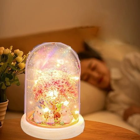 Girls Toys 5-7 Craft Kit for Kids, DIY Nightlight for Girls Toys Ages 4-6, Birthday Gifts Toys for Girls 3-6 years, Toys for Girls 5 6 7 8 9 10 11 12 Years