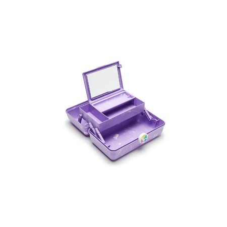 Caboodles On-The-Go-Girl Classic Cosmetic Case, Purple MarbleMulticolor,