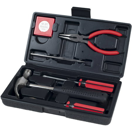 Stalwart Household Hand Tools, Tool Set - 6 Piece Tool Kit for the Home, Office, or Car, Multicolor