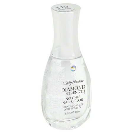 Sally Hansen Diamond Strength? No Chip Nail Color, Transparent, Glossy, .47 Fl Oz, Nail Polish, Color Nail Polish, Strenghening Nail Polish, At Home Nail PolishFlawless,