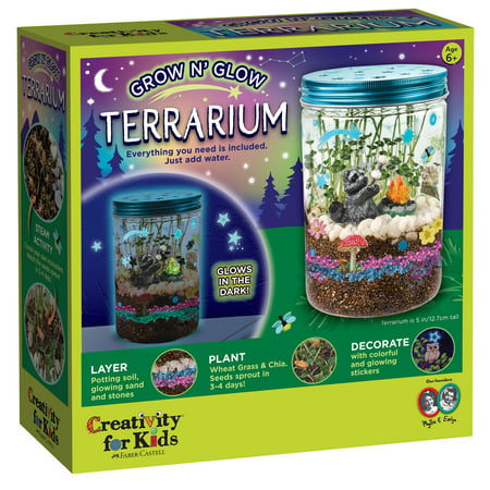 Creativity for Kids Grow N? Glow Terrarium ? Child Craft Activity for Boys and Girls