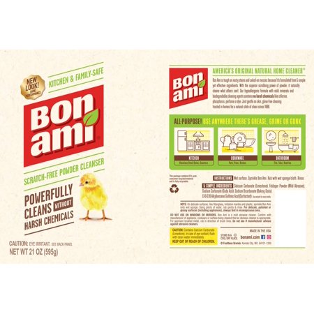 Bon Ami All-Purpose Cleaners, 21 Ounce, 3 Count