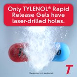 TYLENOL Extra Strength Rapid Release Gelcaps 500mg 100 ea (Pack of 2)