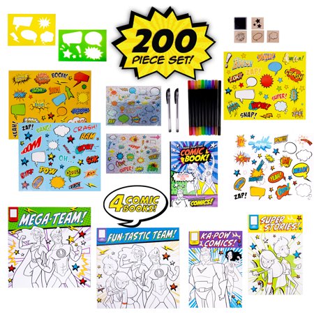 ARTISCAPES Comic Book Art Set (200 Pieces)
