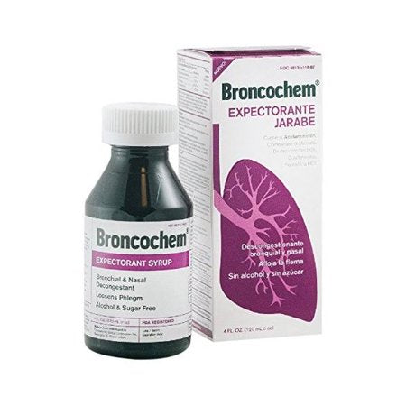 Broncochem II Expectorant Syrup, 4 oz