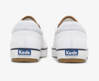 Keds Center II Canvas Stripe Sneaker Women White