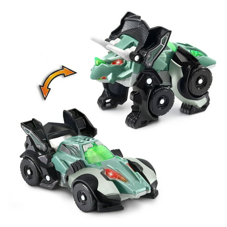 VTech Switch and Go Triceratops Racer Transforming Dino to Vehicle
