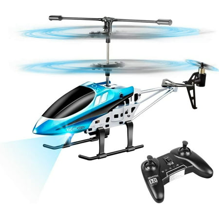 VATOS Helicopter Remote-Controlled Indoor Mini Helicopter Toy, Remote-Controlled RC Helicopter, Plane, Gift, Kids YD-927 3 Channel 2.4GHz LED Gyro Hover Function