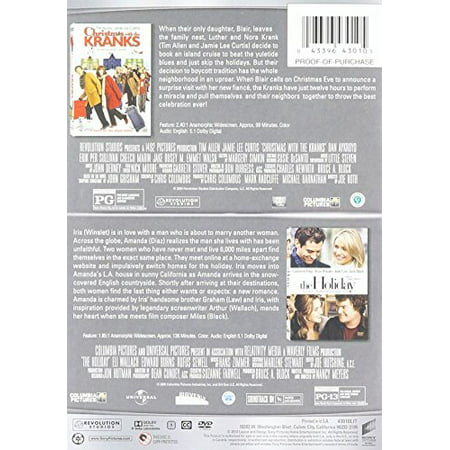 Christmas With the Kranks & The Holiday Double Feature (DVD) (Walmart Exclusive)
