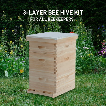 Preenex 30-Frame Hive Frame/Bee Hive Frame with Metal Roof for Beekeeping