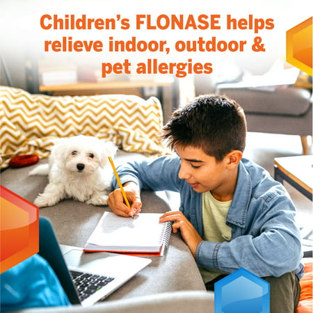 Flonase Children's Allergy Medicine for 24 Hour Relief, Metered Nasal Spray - 60 Sprays
