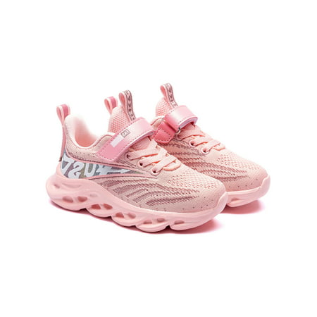 Fashion Girls Sports Shoes Princess Breathable Kids Sneakers Children Casual Shoes Lovely Cute Girl Shoes GiftPink,