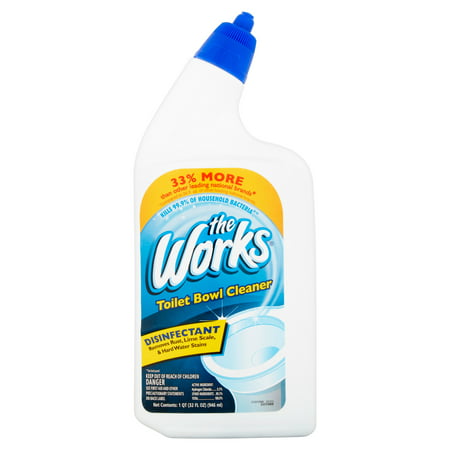 The Works Toilet Bowl Cleaner, 32 Ounce (2 Pack)