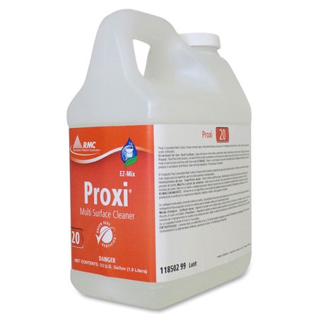 RMC Proxi Multi Surface Cleaner Concentrate - 64 fl oz (2 quart) - 4 / Carton - Clear