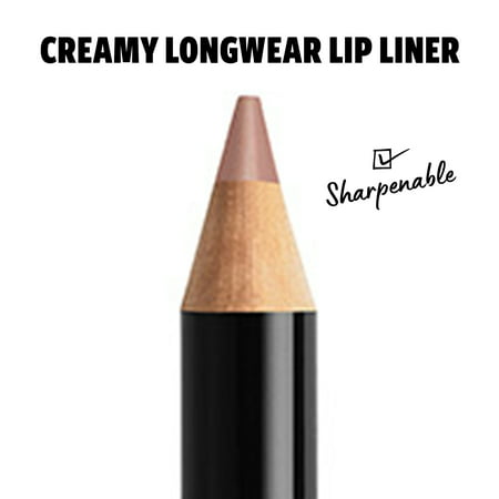 NYX Professional Makeup Slim Lip Pencil, Long-Lasting Creamy Lip Liner, CoffeeCoffee,