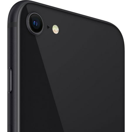 Restored Apple iPhone SE 2020 Unlocked (Refurbished), Black, Condition: Grade A